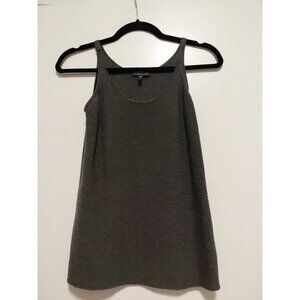 Eileen Fisher Knit Tank Top 100% Wool Gray Petite Small